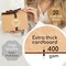 Brown Kraft Cookie Boxes with Ribbons & Stickers (20 Pack) 6.5” x 4” Small Cardboard Gift Boxes for Gift Giving, Baked Goods, Candy, Christmas, Decorative Food Packaging, Bakery Treats, Empty, Bulk